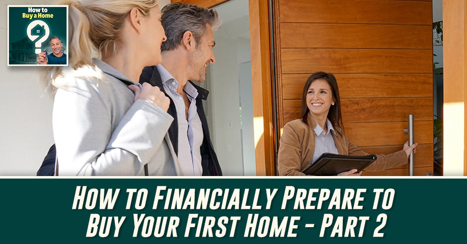 A young couple walks through a potential new home with a real estate agent, discussing their plans after budgeting and credit prep.